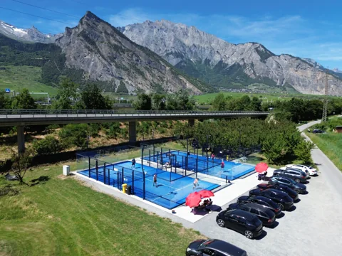 Vista geral do Padel de Riddes