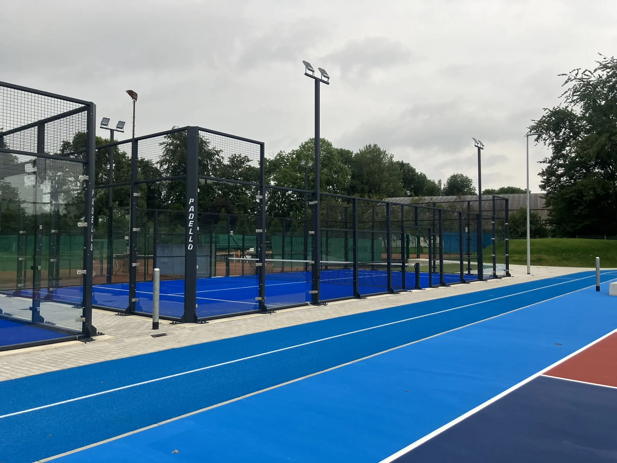 Sportpark Weywiesen Bottrop Padel-Courts in der Übersicht